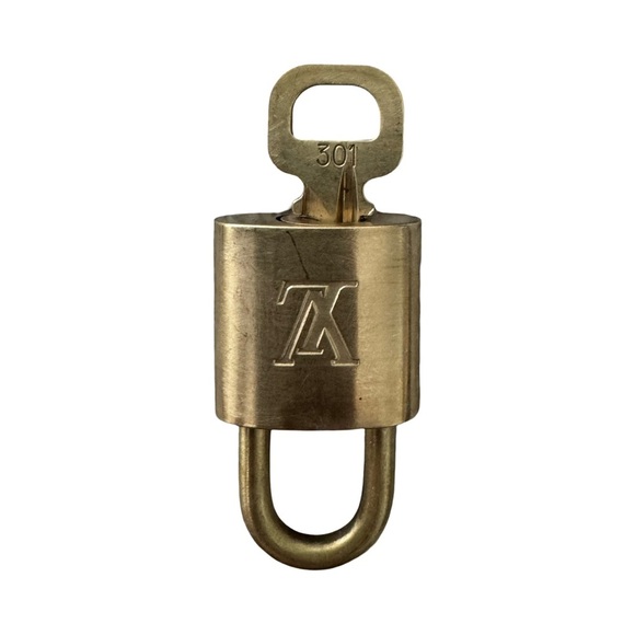 Louis Vuitton Padlock & Key Set #301 - Picture 1 of 5